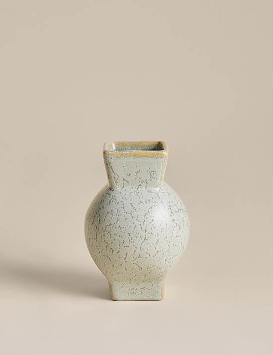 Small Round Flare Ceramic Vase