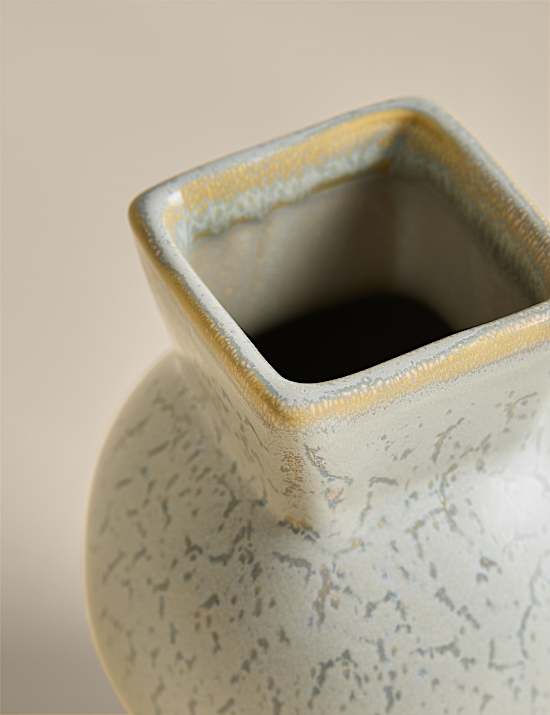 Small Round Flare Ceramic Vase