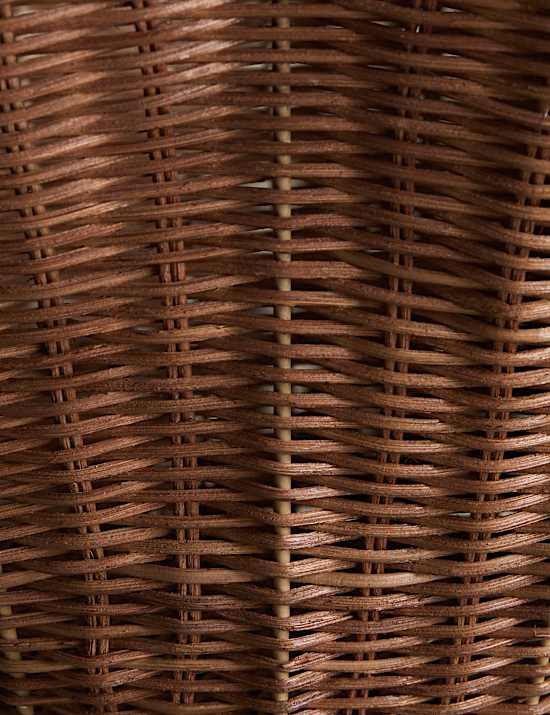 Scallop Rattan Bowl