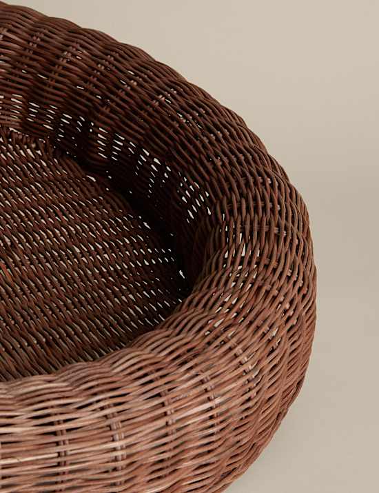 Rattan Large Round Coffee Table Tray