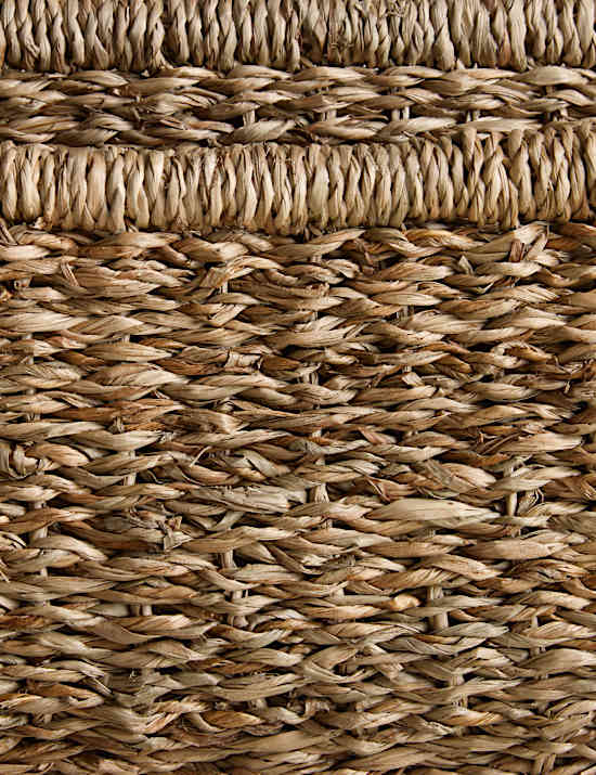 Set of 2 Seagrass Rectangular Baskets