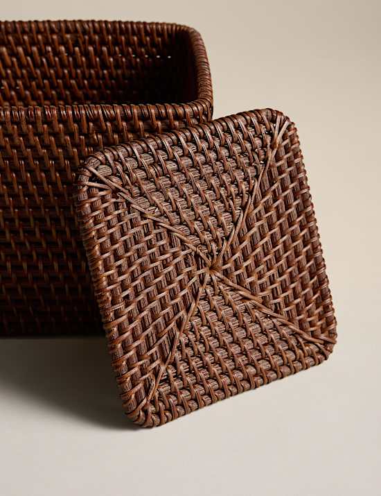 קופסת אחסון בצורת קובייה מראטן