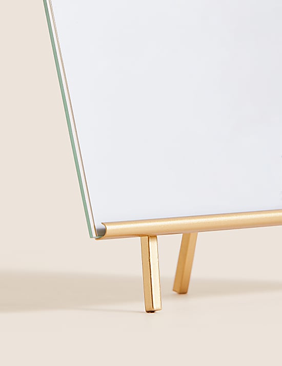 Μεταλλική κορνίζα με καβαλέτο 10 x 15 cm