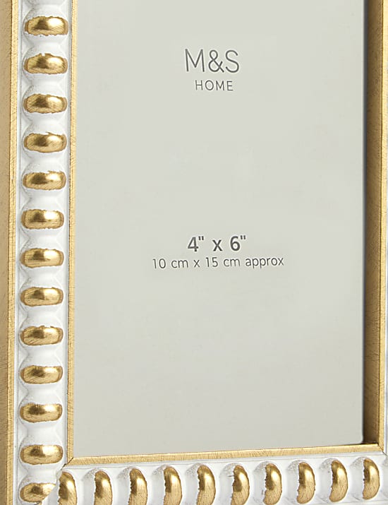 Bobble Gold Trim Photo Frame 4x6 inch