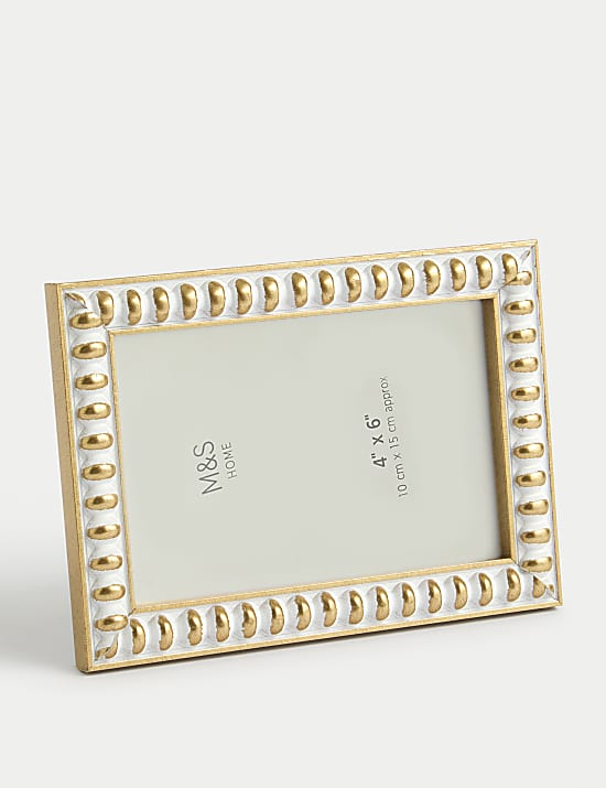 Bobble Gold Trim Photo Frame 4x6 inch