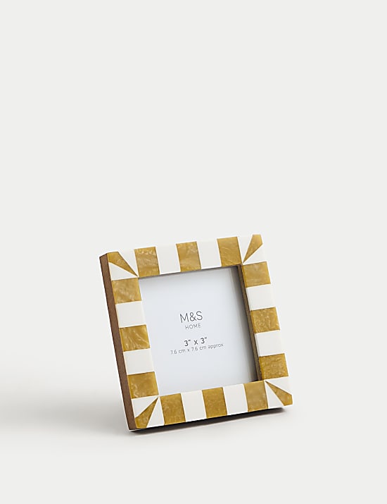 Καρό κορνίζες 8 x 8 cm σε σετ των 3