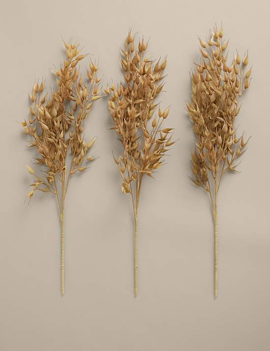 Juego de 3 tallos sencillos de ruscus artificiales