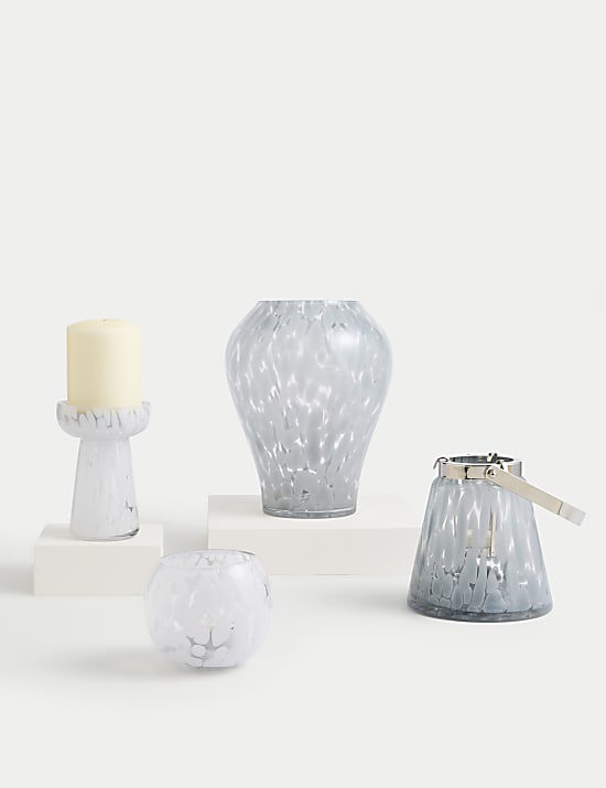 Confetti Glass Tealight Holder