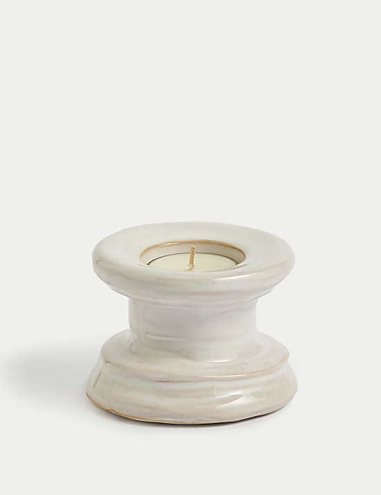 Ceramic Dinner Candle & Tealight Holder