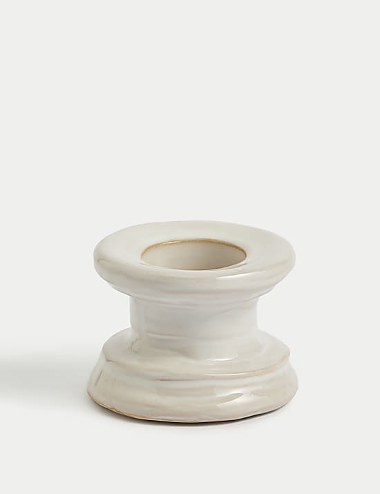 Ceramic Dinner Candle & Tealight Holder