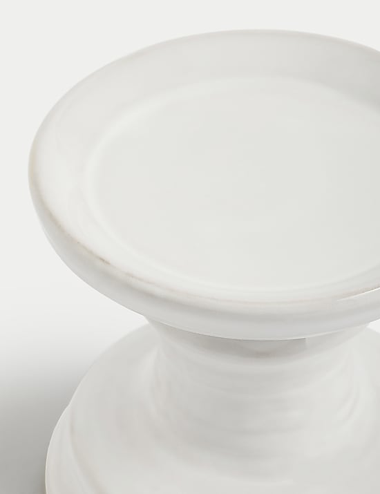 Porte-bougie pilier en céramique