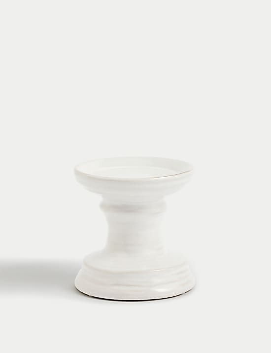 Porte-bougie pilier en céramique