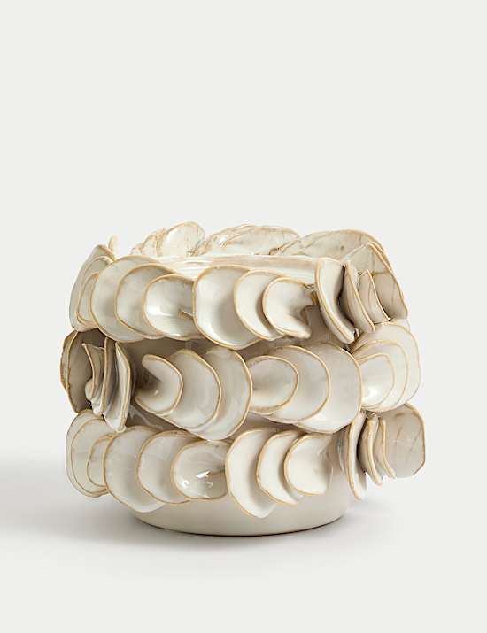 Petal Ceramic Pillar Candle Holder