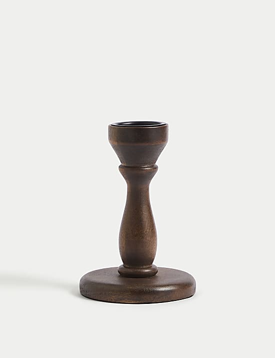 Ξύλινη βάση για κεριά δείπνου & ρεσώ