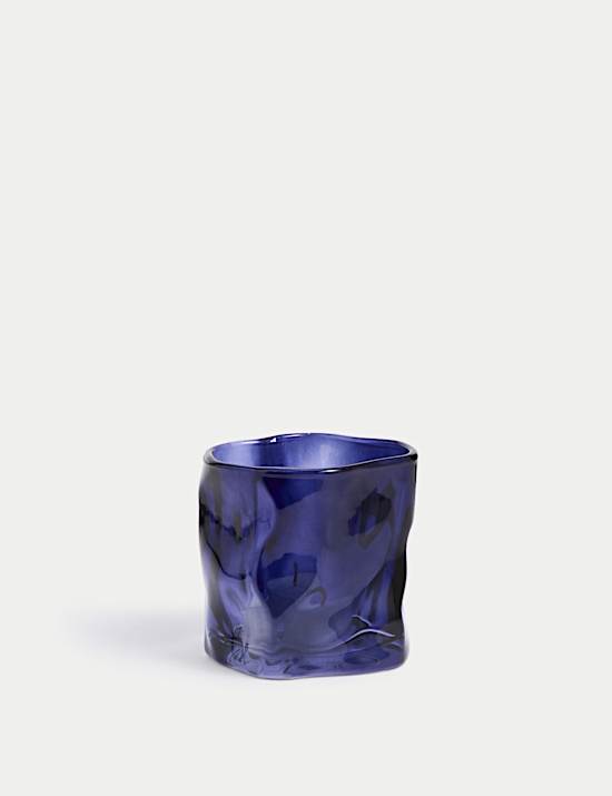 Irregular Glass Candle Holder