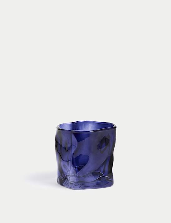 Irregular Glass Candle Holder