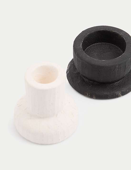 Set of 2 Dinner Candle & Tealight Holders