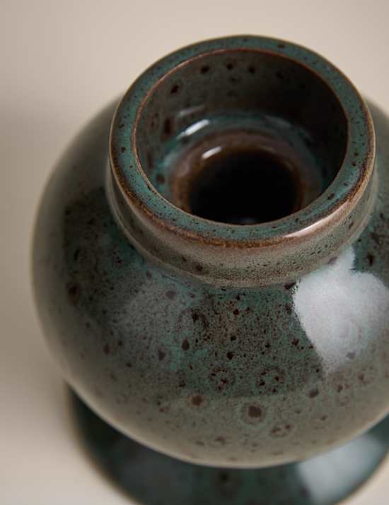 Spot Reactive Glaze Ceramic Candle Holder