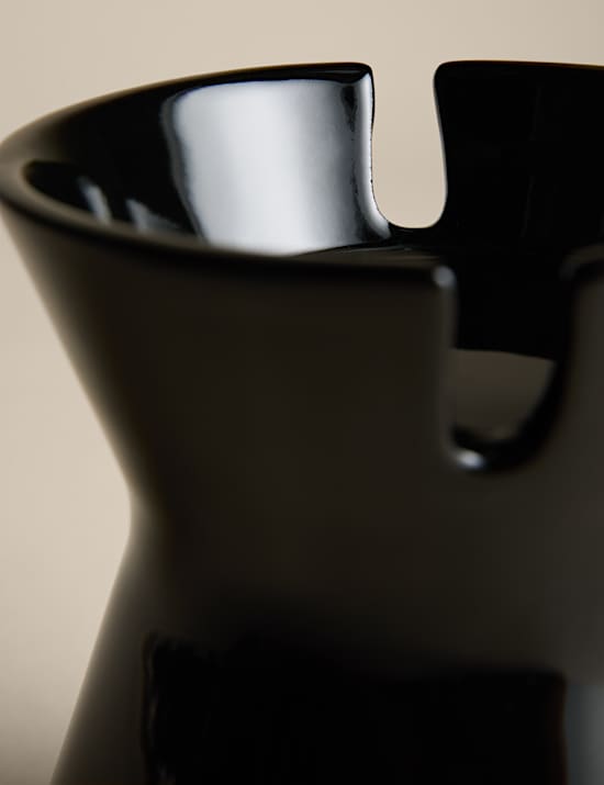 Press Ceramic Pillar Candle Holder