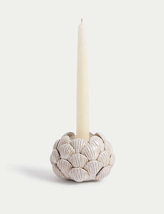 Shell Ceramic Tealight Holder