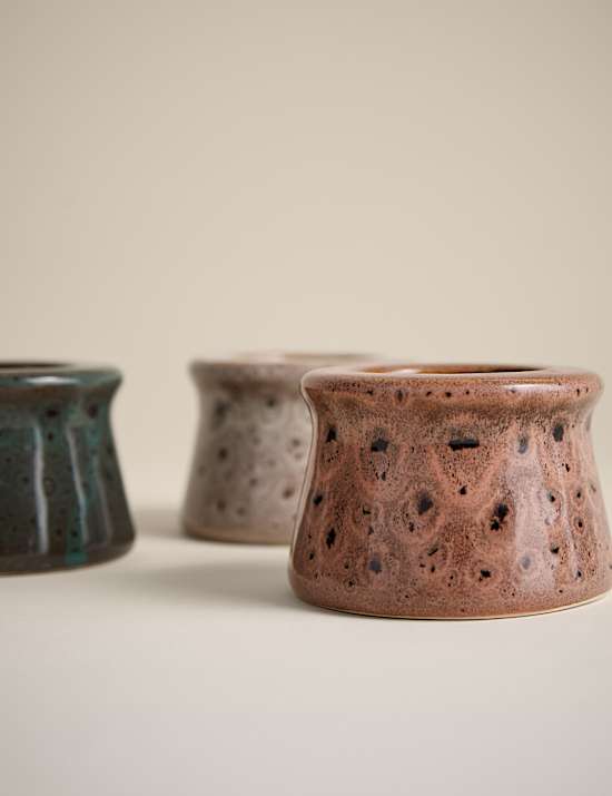 Set of 3 Spot Reactive Tealight Candle Holders