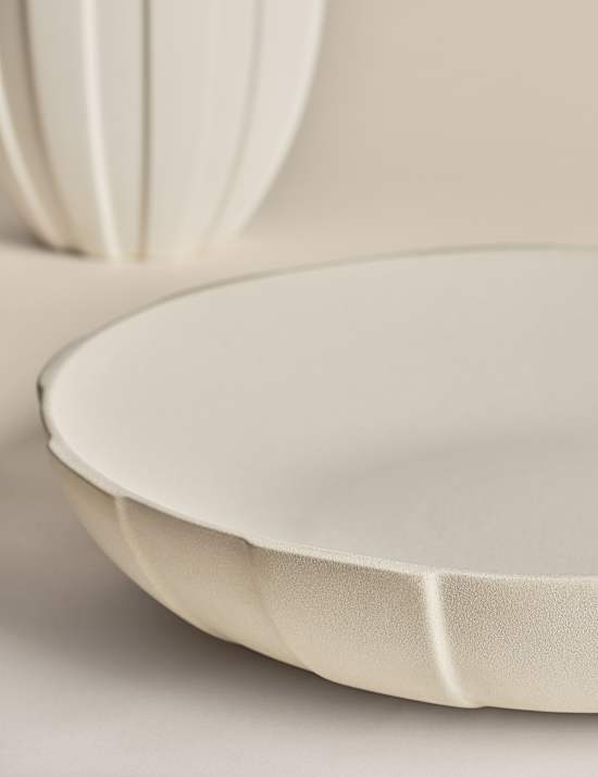 Wide Stripe Decorative Ceramic Centrepiece