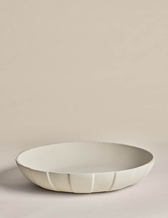 Wide Stripe Decorative Ceramic Centrepiece