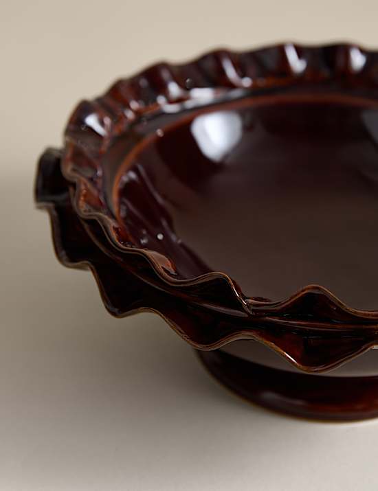 Frill Footed Ceramic Centrepiece