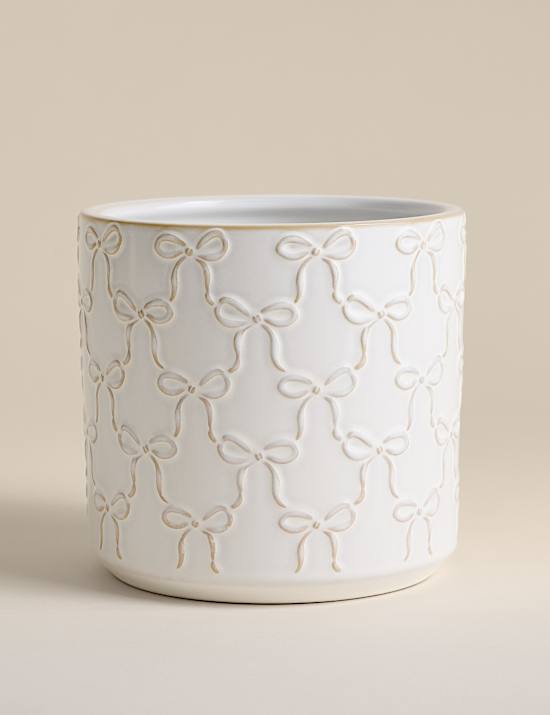 Bow Ceramic Planter