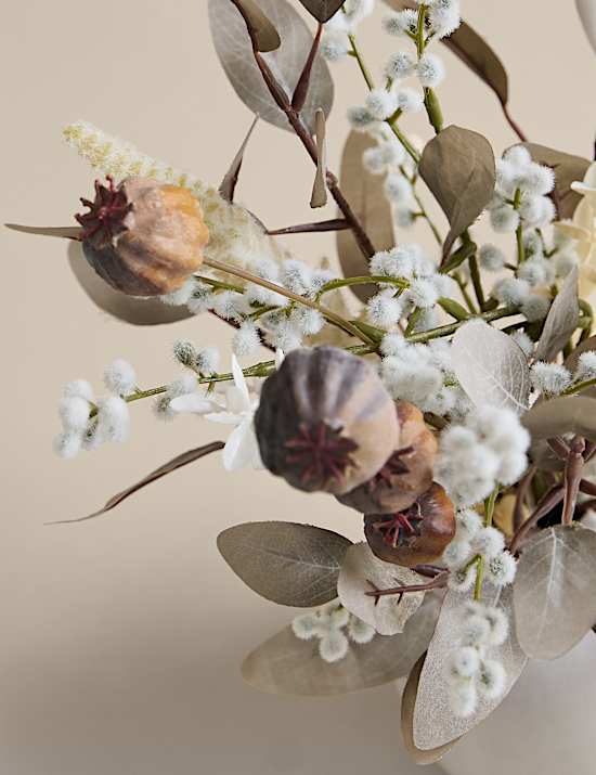 Artificial Dried Arrangement in Ceramic Pot