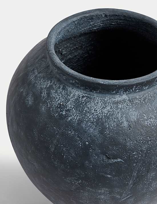 Large Textured Urn Vase