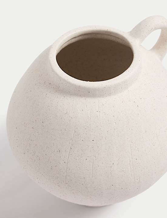 Small Ceramic Shaped Handle Vase