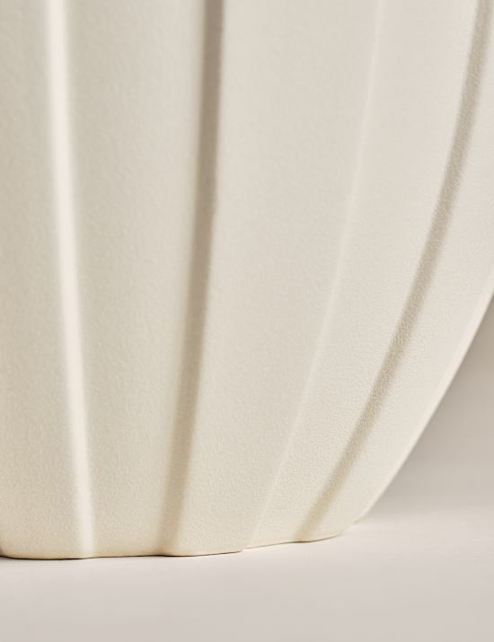 Wide Stripe Ceramic Vase