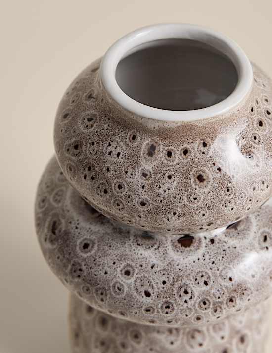 Spot Reactive Glaze Ceramic Vase