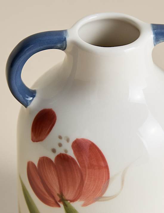 Mini Floral Ceramic Vase