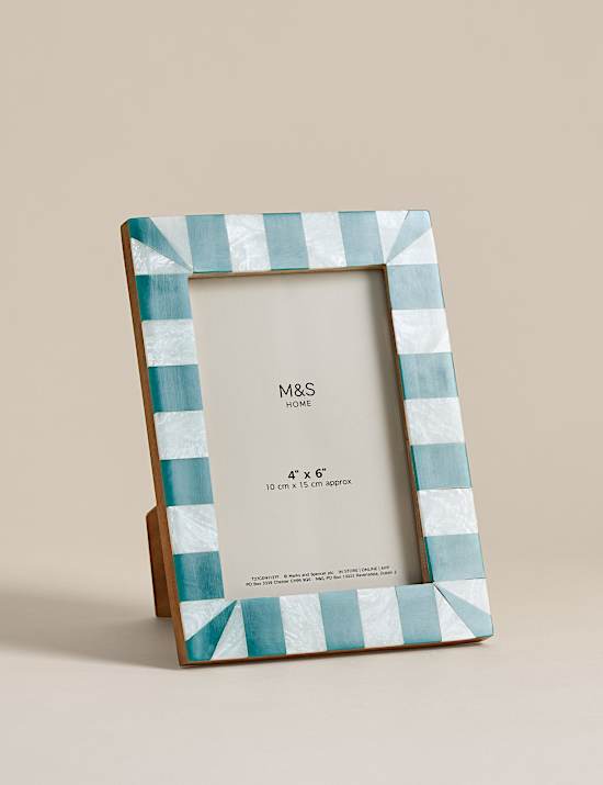 Checked Photo Frame 4x6 inch