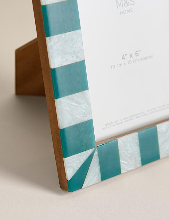 Checked Photo Frame 4x6 inch