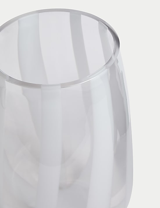 Grand vase à rayures