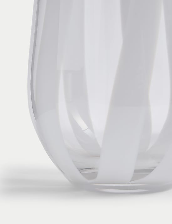 Grand vase à rayures