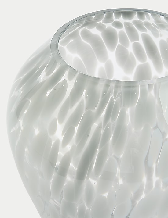 Confetti Glass Bulb Vase