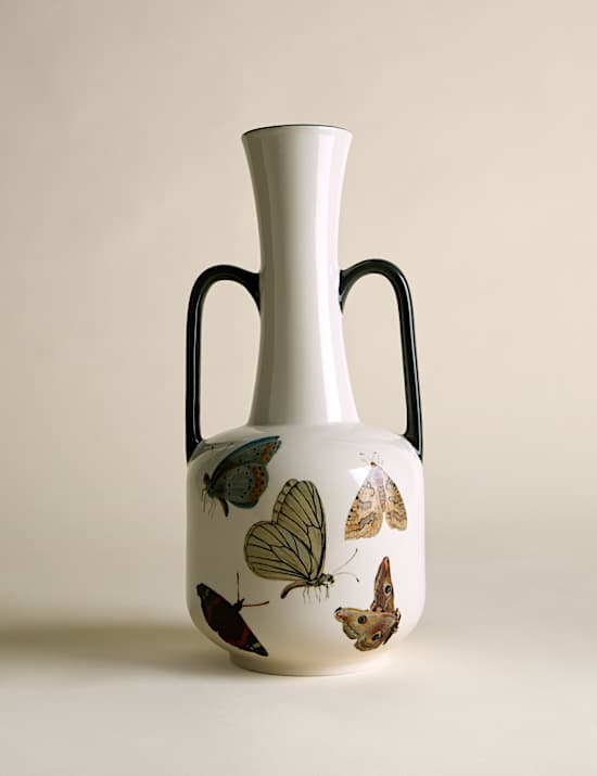 Handled Ceramic Vase