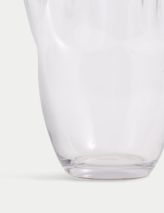 Extra Large Handkerchief Glass Vase