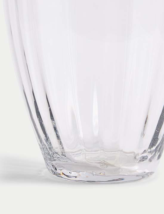 Large Bulb Glass Vase