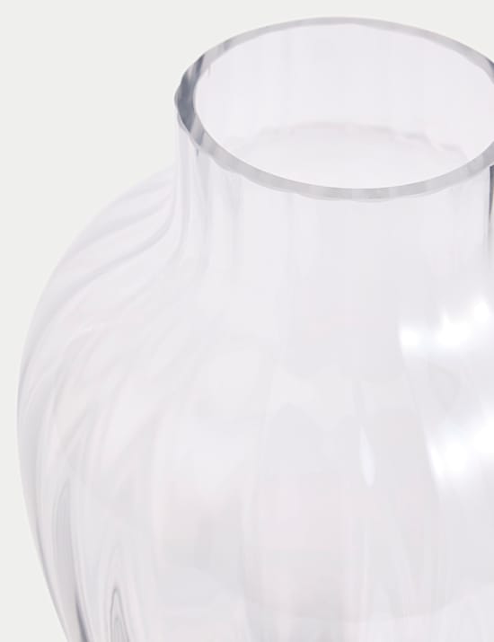 Large Bulb Glass Vase