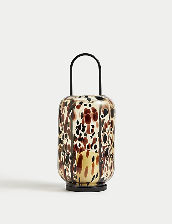 Confetti Glass Lantern