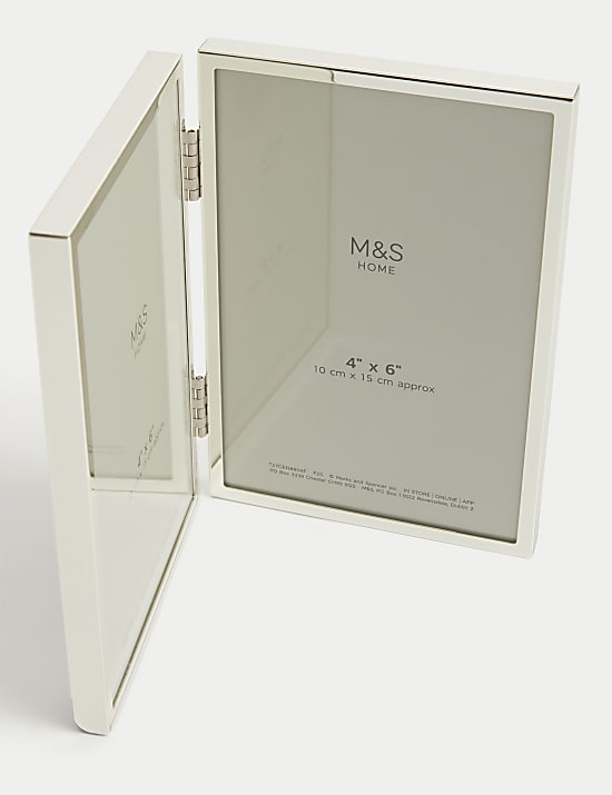 Metal Double Photo Frame 4x6 Inch