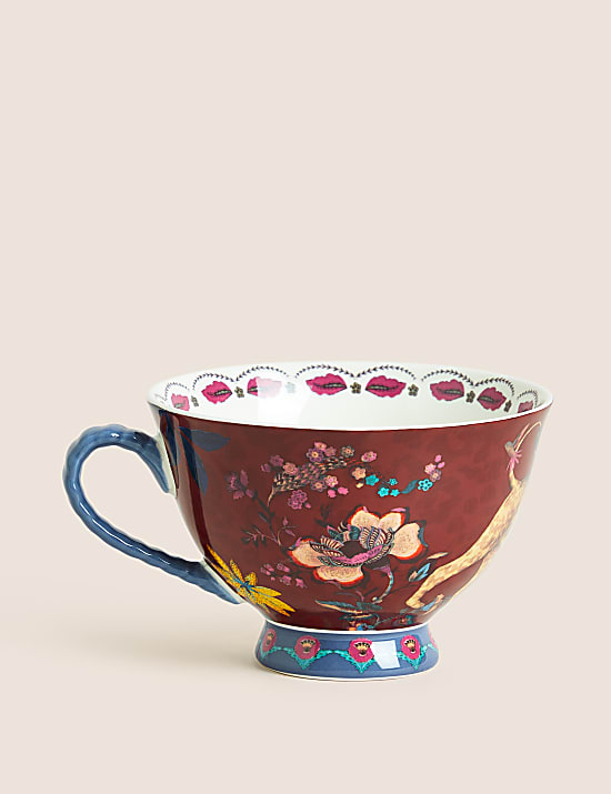 Mug à pied à motif léopard