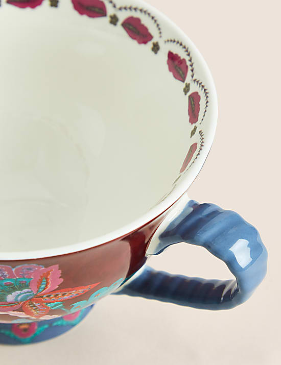 Mug à pied à motif léopard