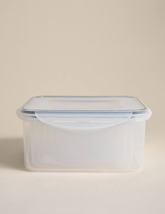 Lot de 8 bo&icirc;tes de rangement &agrave; clips carr&eacute;s