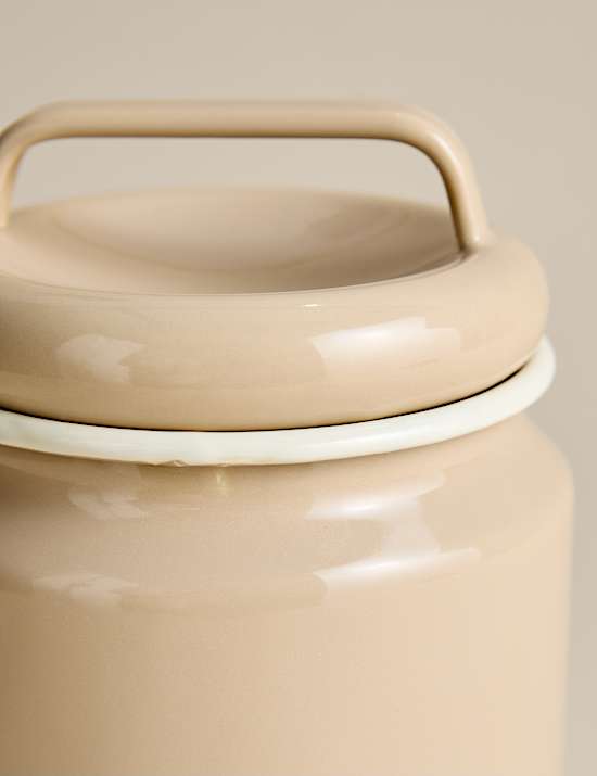 Medium Enamel Storage Jar